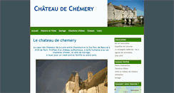 Desktop Screenshot of chateaudechemery.fr